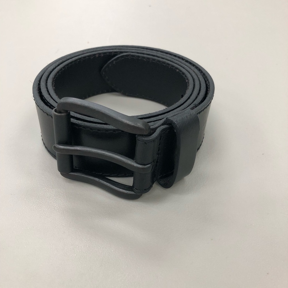 Timberland Black Leather Belt Accessories